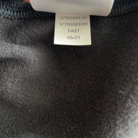 ATHLETA Moto Jacket Small Black Sport Sweatshirt City Travel Front Zip - Picture 6 of 6